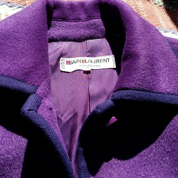 Yves Saint Laurent Jackets & Blazers - Vintage YSL Yves Saint Laurent Rive Gauche coat